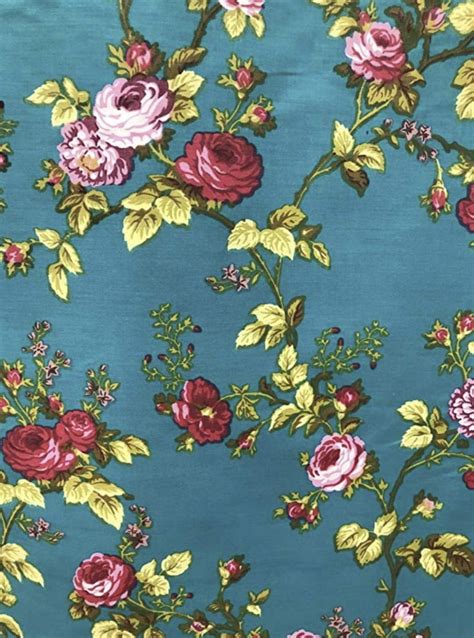 vintage floral cotton fabric